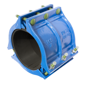 3-delad Reparationsmuff DN225 240-255mm NBR