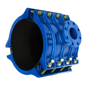 3-delad Anborrningsmuff DN300 312-345mm Fläns NBR