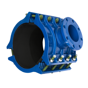 3-delad Anborrningsmuff DN300 312-345mm Fläns NBR