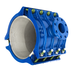 3-delad Anborrningsmuff DN350 360-390mm Fläns EPDM